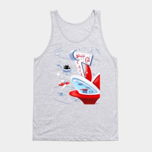 Atomic Cat Cafe Tank Top